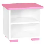Noční stolek BB10 bílá+růžová