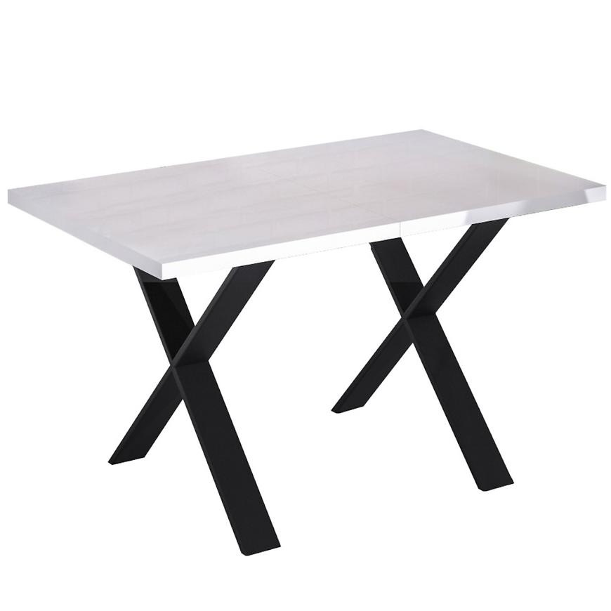 Stůl X 170 Bílý Lesk