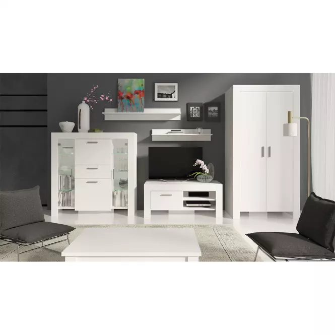 Komoda Cezar 13 Bílý,3