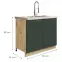 Kuchyňská Skříňka Glamour 13d Green,2