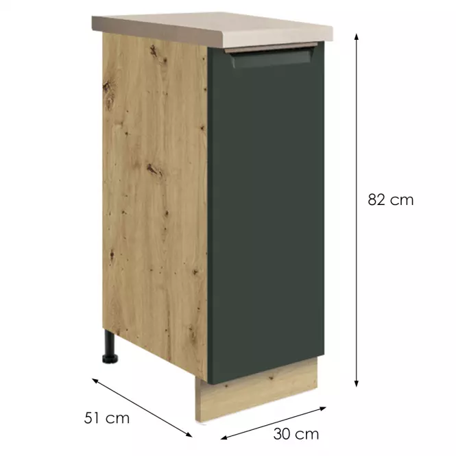 Kuchyňská Skříňka Glamour 26d Green Cargo,2