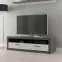 RTV skříň Trebbia BCCT121-C272 beton/bílý lesk,8