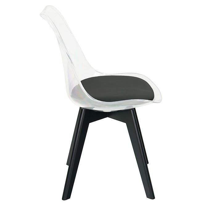 Židle Camila Černé Sedak/Černé Nohy,3