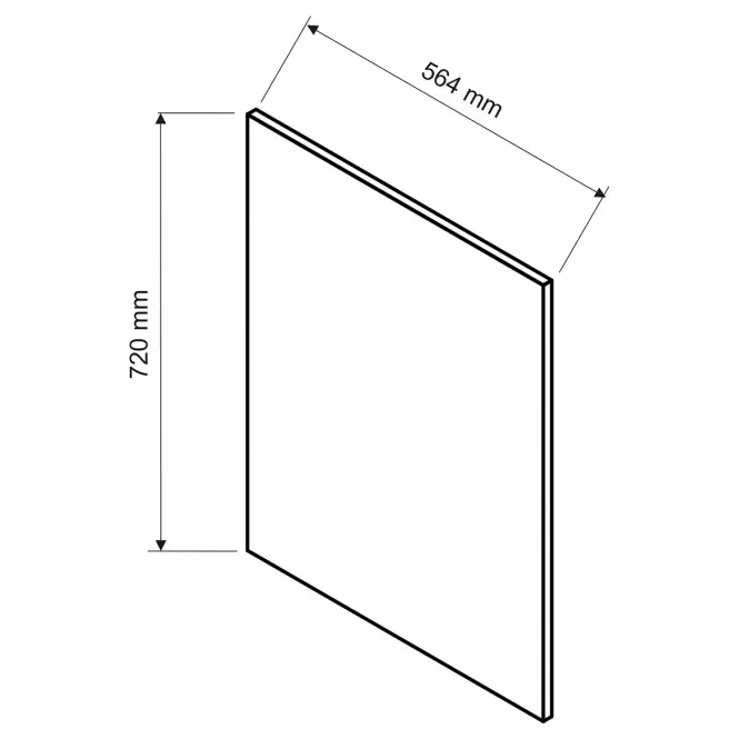 Boční panel Max 720x564 sv. béžová,2