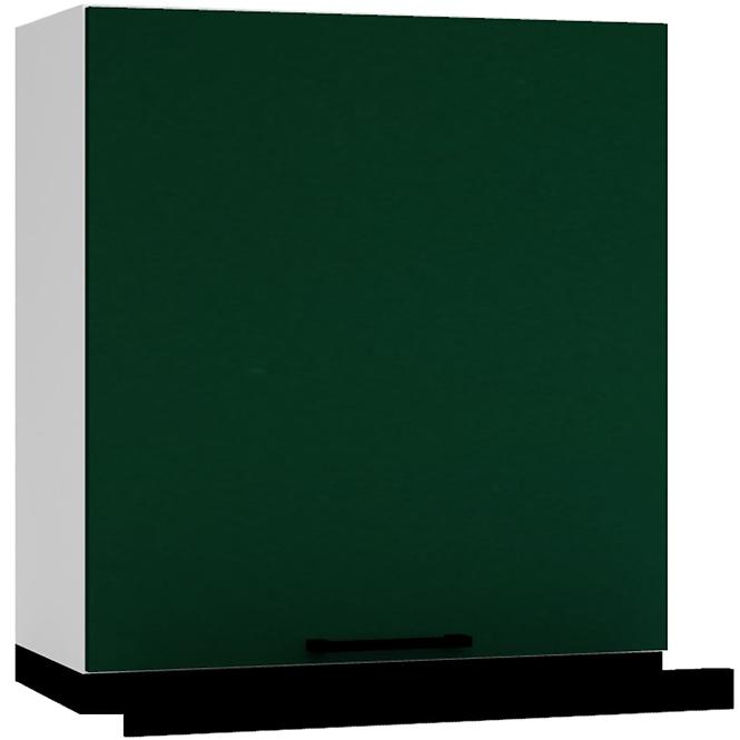 Kuchyňská skříňka Max W60/68 Slim Pl s černou kapucí zelená