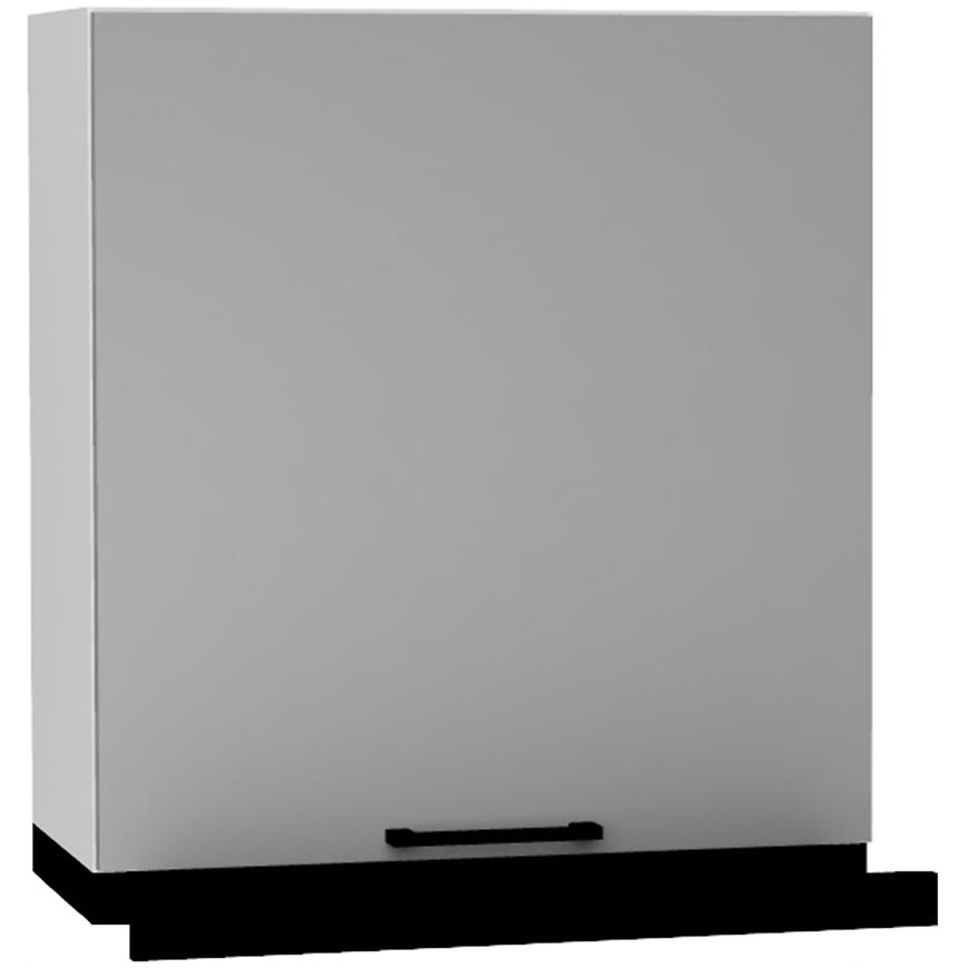 Kuchyňská skříňka Max W60/68 Slim Pl s černou kapucí granit
