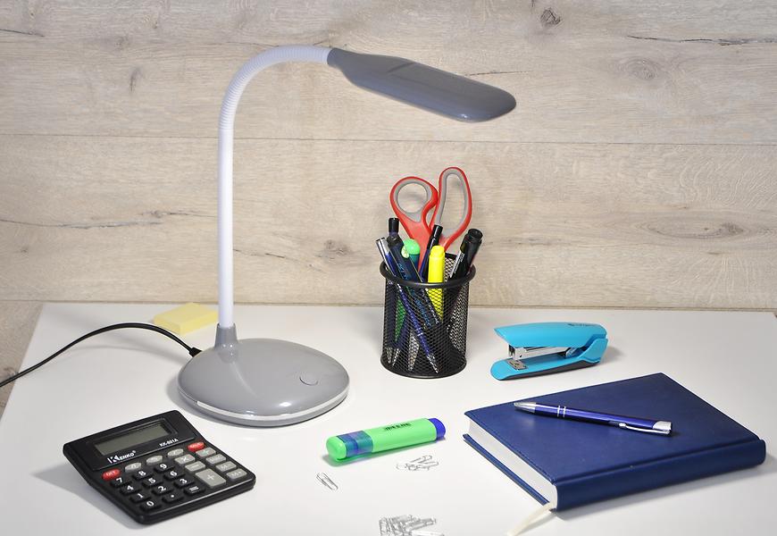 STOLNÍ LAMPA SM-7781S SILVER LB1