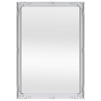Nástěnné zrcadlo Natalia 70x100 cm, bílé