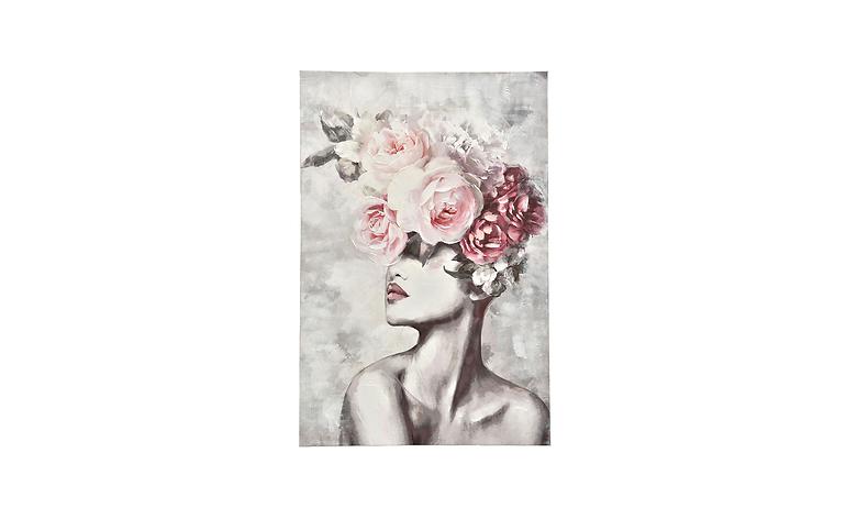 Obraz Dívka s květinami, 80x120 cm