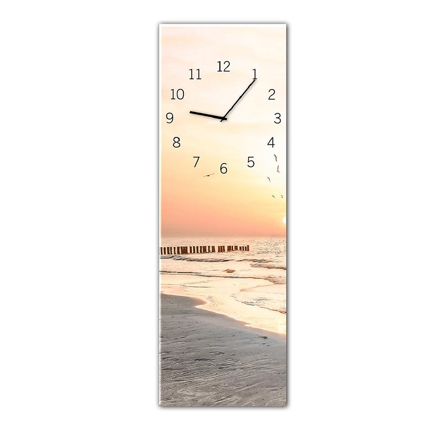 Nástěnné hodiny Pláž 20x60 cm
