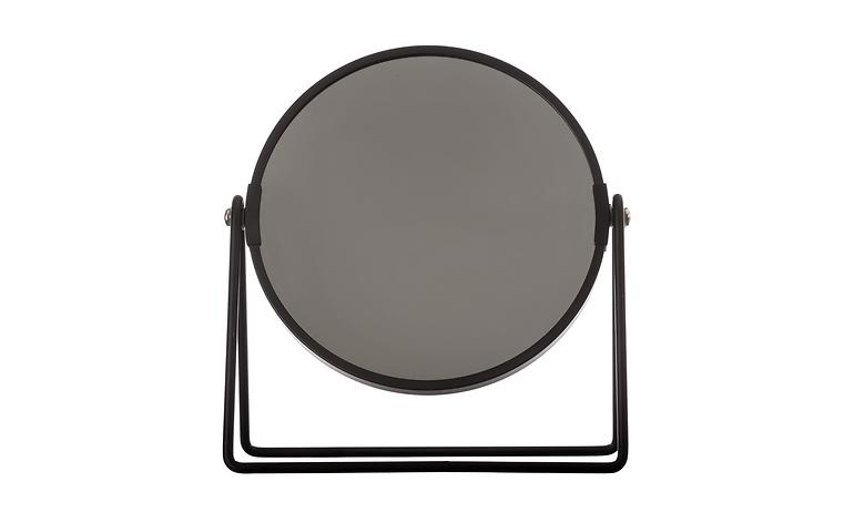 Kovové zrcadlo 18,5 x 7,5 x 20,5 cm černé