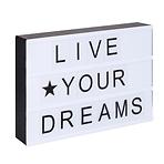 Dekorace Light Box - Live Your Dreams
