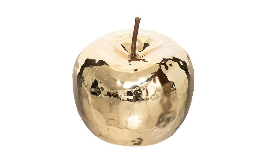 Levně Dekorace Zlaté jablko 12x14cm