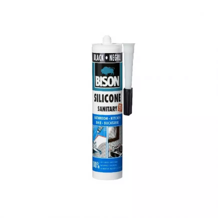 Silikon sanitární Bisony 280 ml černý