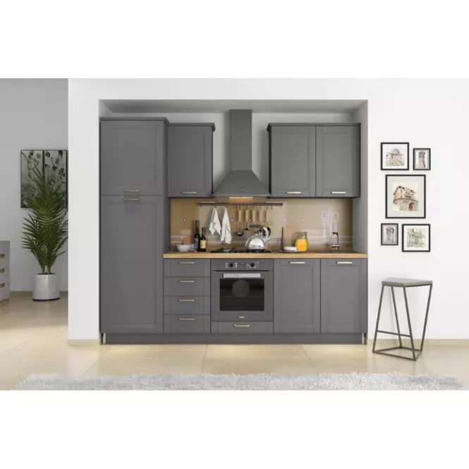 Kuchyňská Skříňka Tara A7-60-1ku/4 graphite mat,10