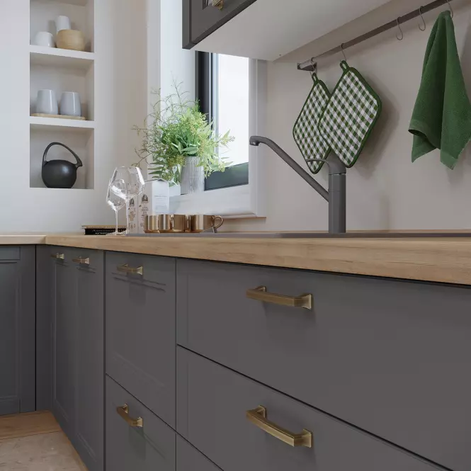 Kuchyňská Skříňka Tara A7-60-1ku/4 graphite mat,6