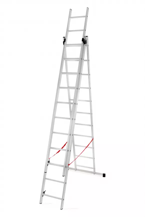 Hliníkový žebřík 3 x 11 příček, do 150 kg