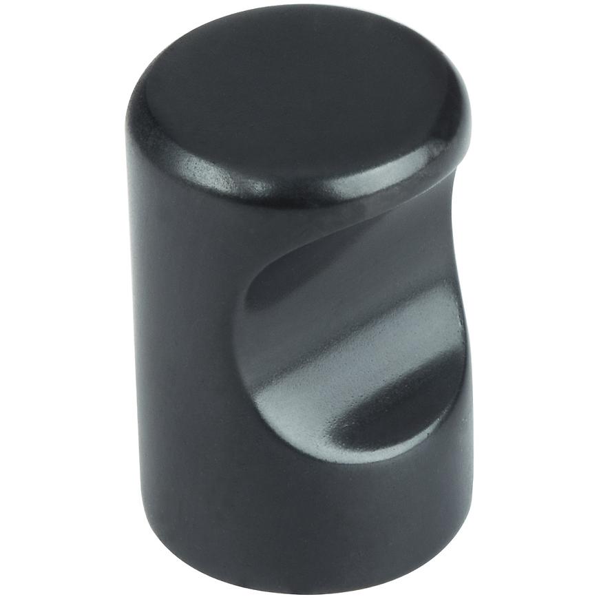 Levně Nábytková knopka Venlo O15x22 mm černá barva