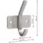 Věšák 60x30x80 mm nerez,3