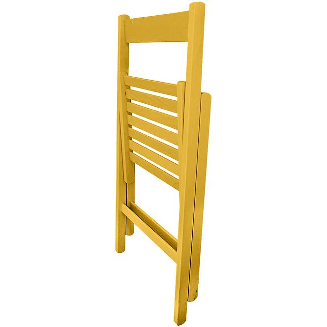 Židle Libro 43X48X79 cm žlutá,3
