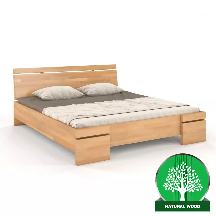 Postel buková Skandica Sparta maxi 200x200 cm. přírodní