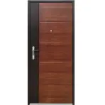 Vnitřní vchodové dveře Mocca ořech/zlatý dub 90P