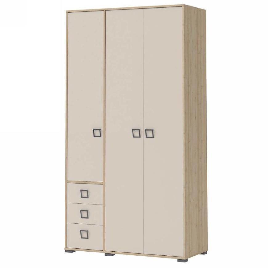 Rohova Skříň 3D3S Kiki P33-BK/KI-01 beech/sand