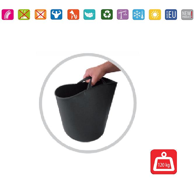 Vědro rh flexi tyrkys 26,2