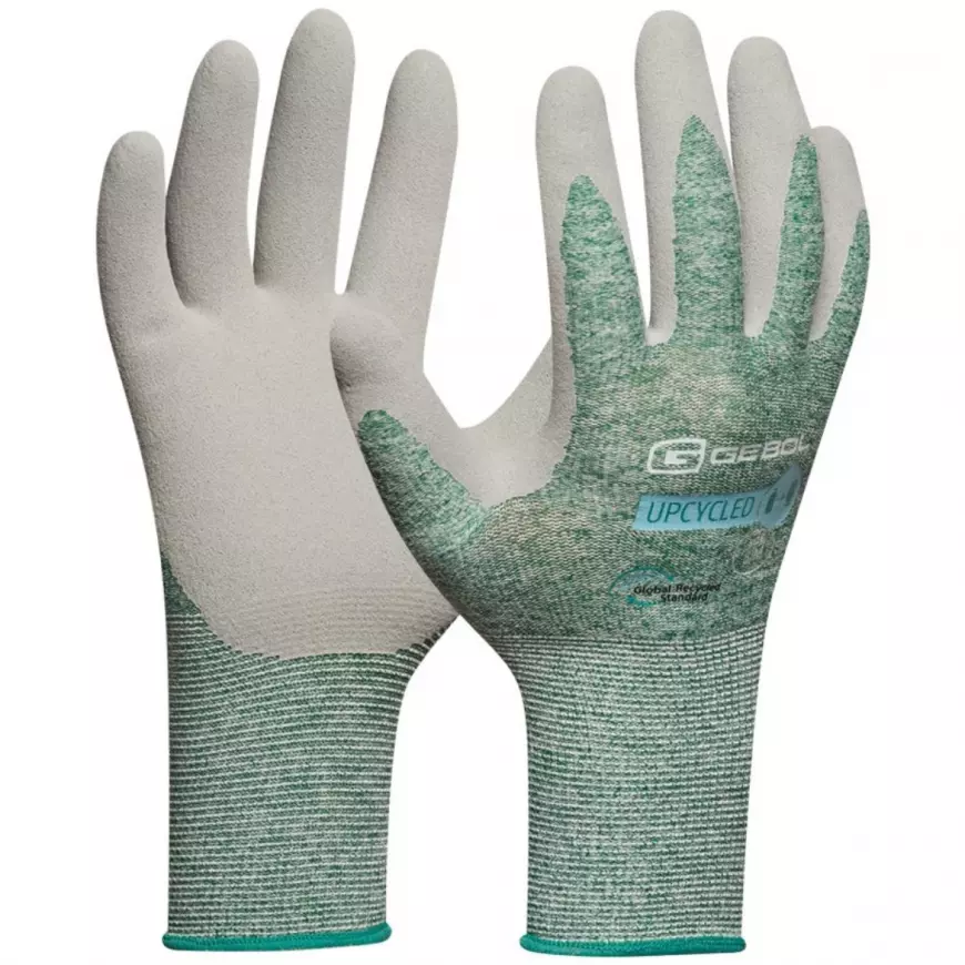 Rukavice Upcycled Strong tmavězelené vel. 10