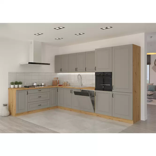 Kuchyňská Skříňka Stilo claygrey/artisan 60G-90 1F,7