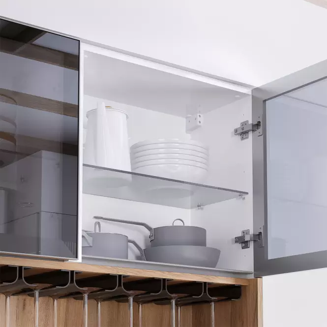 Kuchyňská skříňka Infinity K21-30-1KZ/5 Crystal White,3