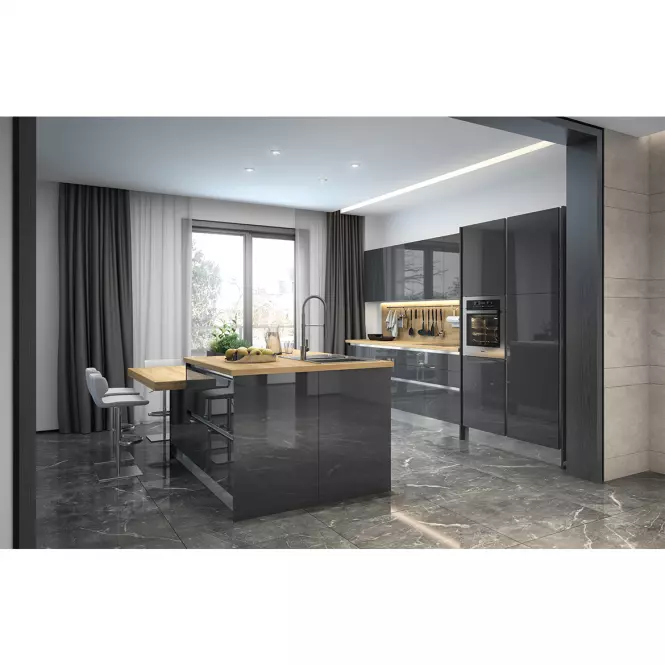 Kuchyňská skříňka Infinity K23-60-2KR/5 Anthracite,11