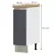 Kuchyňská skříňka Infinity R-30-1K/5 Anthracite,2