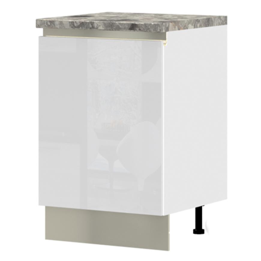 Kuchyňská skříňka Infinity R-60-1K/5 Crystal White