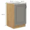 Kuchyňská Skříňka Stilo claygrey/artisan 50ZL 1F BB,2