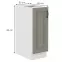 Kuchyňská Skříňka Stilo claygrey/bílá 30D cargo BB,2