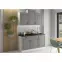 Kuchyňská Skříňka Stilo dustgrey/bílá 105 ND 1F BB,4