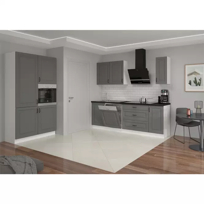 Kuchyňská Skříňka Stilo dustgrey/bílá 105 ND 1F BB,5