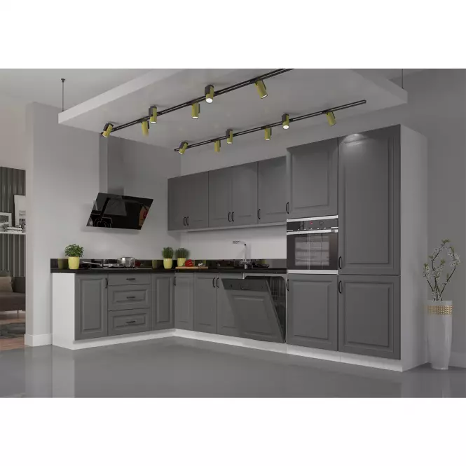 Kuchyňská Skříňka Stilo dustgrey/bílá 105 ND 1F BB,6