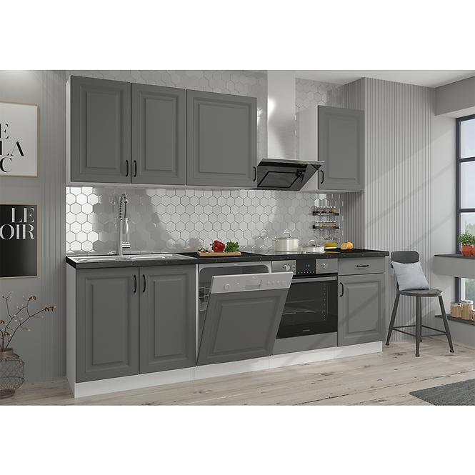 Kuchyňská Skříňka Stilo dustgrey/bílá 60DMP-210 2F,4