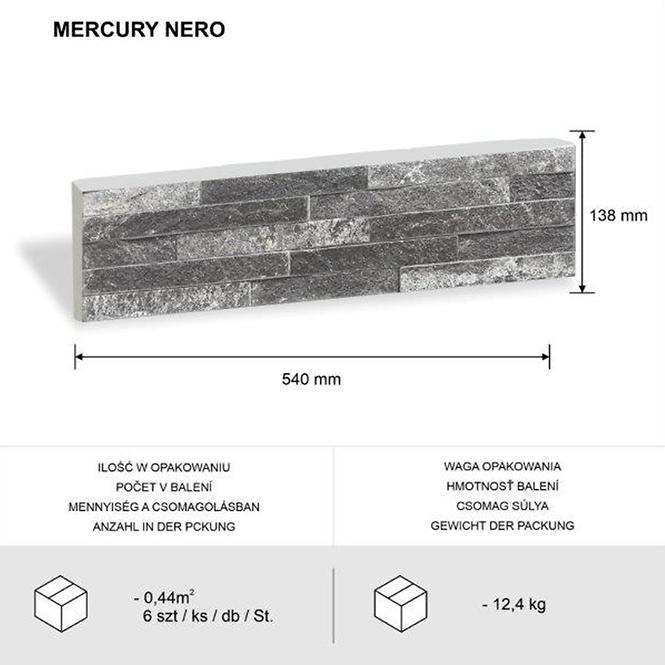 Kameň Mercury Nero