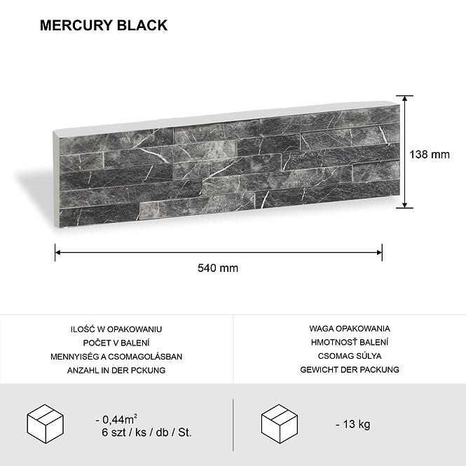 Kameň Mercury Black