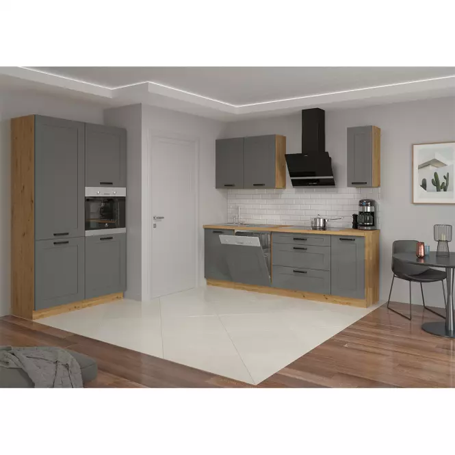 Kuchyňská skříňka Luna dustgrey/artisan 30G-72 1F,3