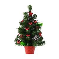 Vánoční stromeček 40 cm se šiškamii 9809