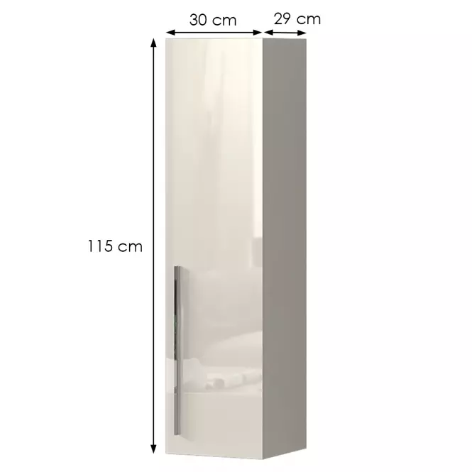 Závěsná skříňka Piano VK30-1K/PN-71/KA/71 beige,2