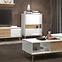 Vitrína Vida K2S pacific walnut/crystal white,4