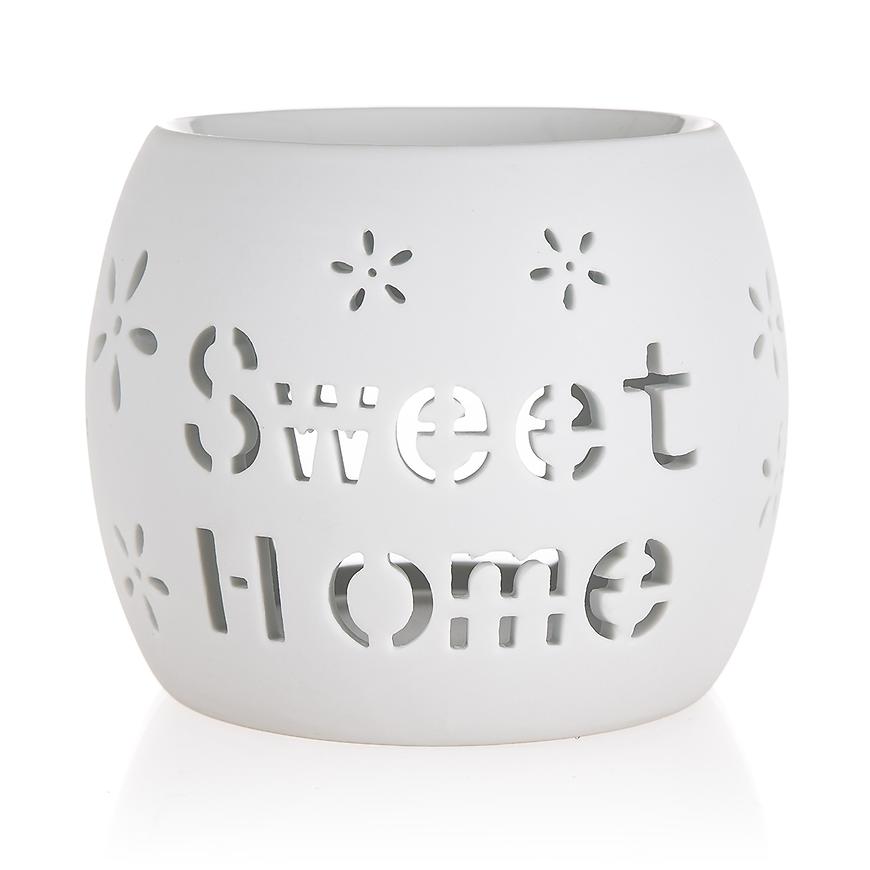 Aroma lampa porcelán 10.5 cm Sweet Home bílá 63914402