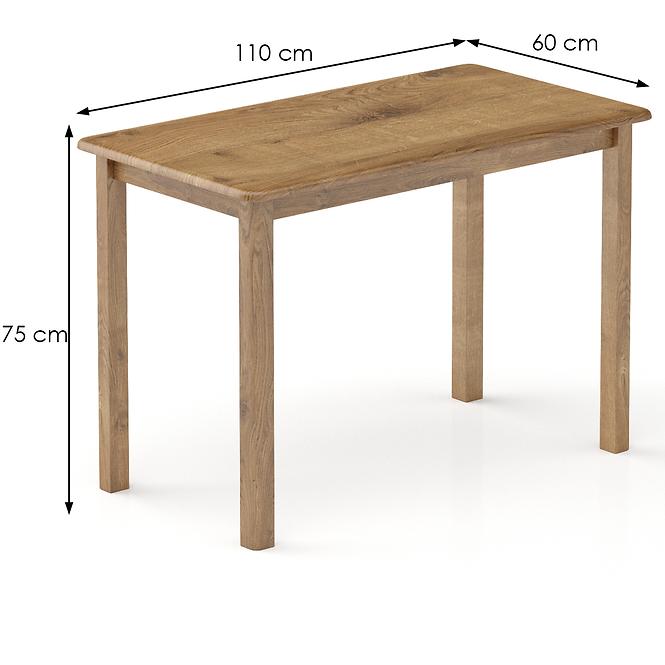 Stůl borovice ST104-110x75x60 dub