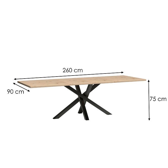 Stůl Cali velký 90x260 artisan,4