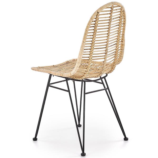 Židle K337 ratan/kov natural